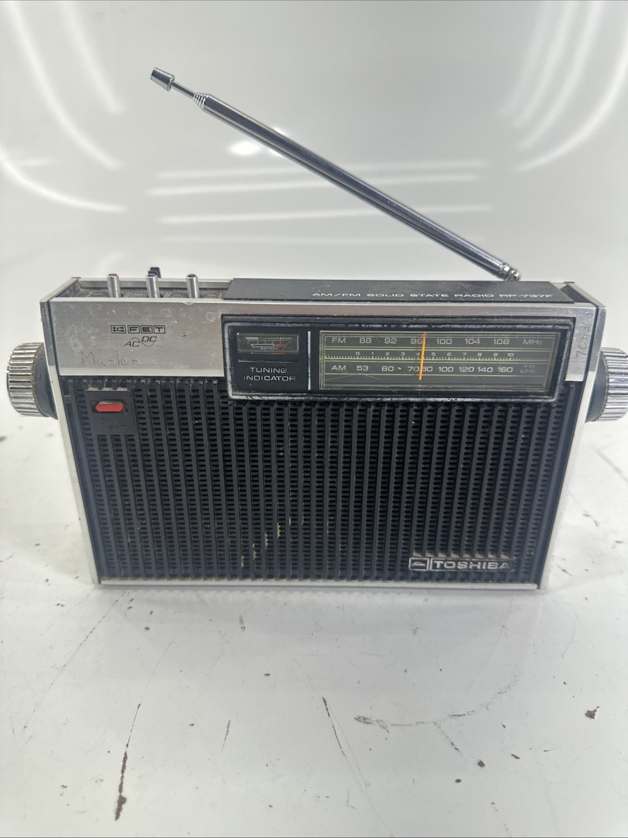Vintage Toshiba Solid State Radio RP-737F Made in Japan Untested