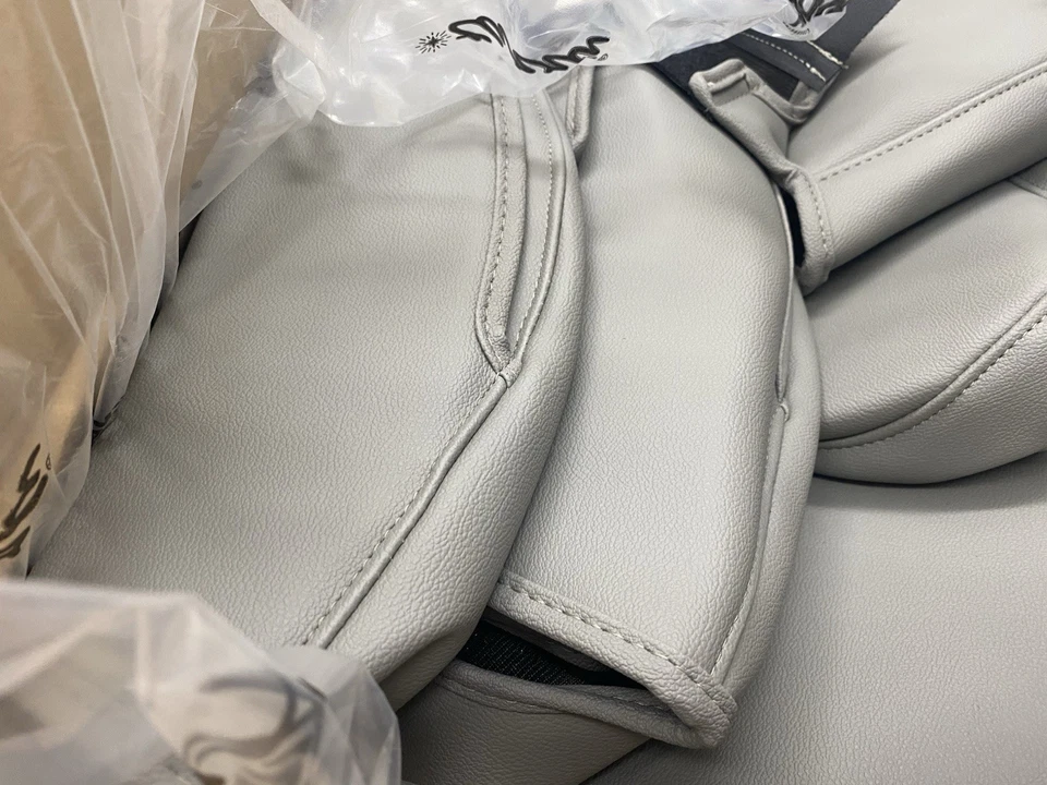 Fundas de asiento cubiertas 19-24 Subaru Forester 1 fila tela de cuero sintético gris Foto 2 de 4