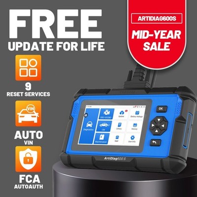 NEW! TOPDON AD600S OBD2 Auto Scanner Engine ABS SRS AT SAS EPB Diagnostic Tool