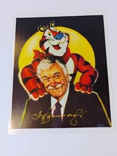 THURL RAVENSCROFT Signed Print 10x8 Tony The Tiger