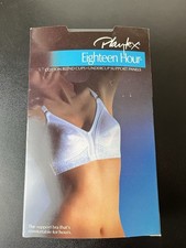 Vintage Playtex Lace Eighteen Hour Support Bra Sz 42 DD White New Nos In Box