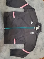 Adidas Liverpool Football Soccer Track Anthem Jacket JZ0138 sz M Black, Pink