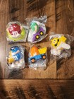 VTG SEALED 1996 Burger King Happy Meal Kids Club Toys M&Ms Complete Set Of 5 