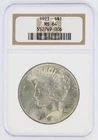 1923 NGC MS64 S$1 Philadelphia Mint Peace Silver Dollar No Reserve