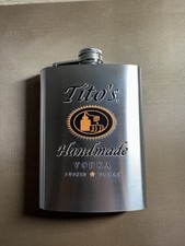 Titos Vodka Stainless Steel Flask