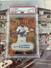 2019 Juan Soto Finest Blue Chips Orange Refractor PSA 10 Gem Mint Auto