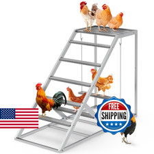 Chicken Coop, Chicken Perches with Swing, Chicken Roosting Bars, Chicken Activit