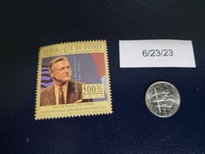 Nelson Rockefeller Former Vice President 2011 Republique De Guinee Stamp