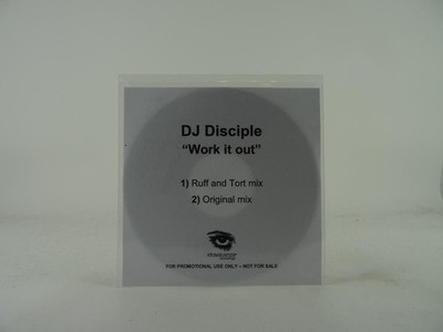 DJ DISCIPLE WORK IT OUT (A3) 2 Track Promo CD Single plus White Sleeve ...