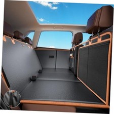Dog Car Seat Cover for Back Seat, PU Leather For Cars/ SUV/ Small Truck Black