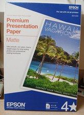 Epson Premium Presentation Paper Matte S13"X 19" 50 Sheets S041263 New Sealed