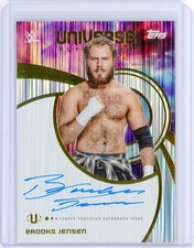 2025 Topps Universe WWE BROOKS JENSEN NXT On-Card Autograph AUTO Signature