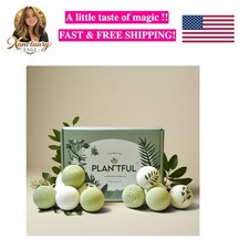 Organic Handmade Bath Bombs for Women, 12 Gift Sets, Large, Shea Butter Moist...
