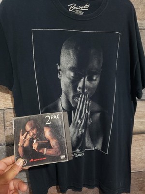 2PAC - all eyez on me **1996**1st Pressing* 2 CD - Bravado Used XL T-shirt 