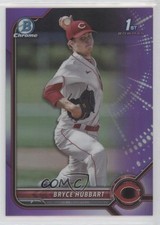 2022 Bowman Draft Chrome Purple Refractor 13/250 Bryce Hubbart #BDC-17 6fs