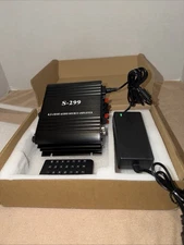 Facmogu S-299 Black Remote Control Mini 4.1 Ch Bluetooth Audio Source Amplifier