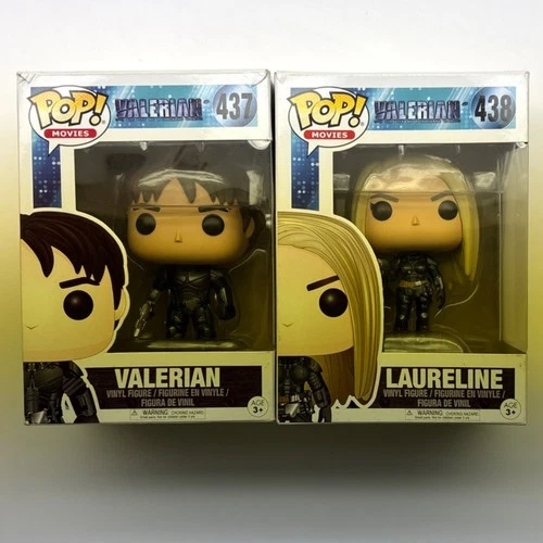 Funko Pop!Vinyl #437 Valerian & Laureline #438 Valerian City Movies Figures