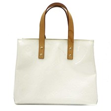 Louis Vuitton Lead PM Handbag M91336 Patent Leather White #KN1535