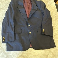 Tailored in the U.S.A. 100 Pure Wool Black Blazer