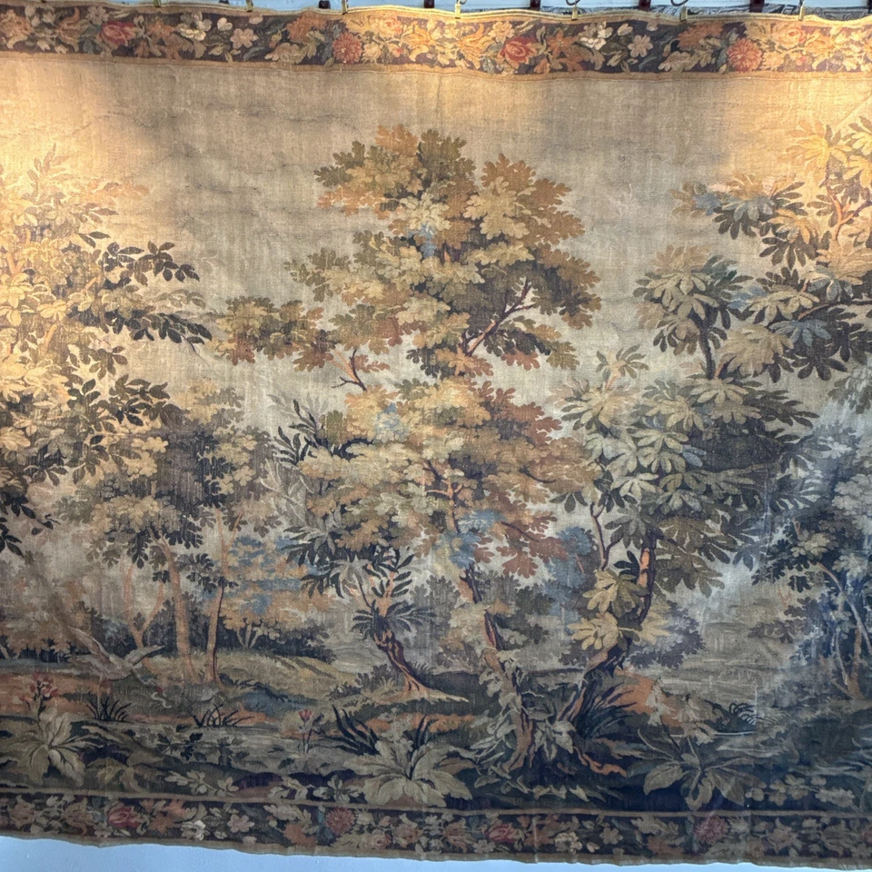 Wonderful Bedroom  Tapestry Antique French Verdure Style 100% Natural New Fiber - Image 3 of 4