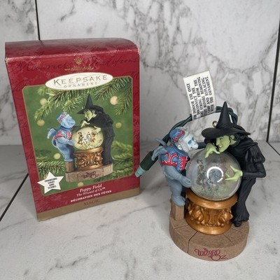 2001 Hallmark Ornament Wizard of Oz- 'Poppy Field' Flying Blue Monkey C1