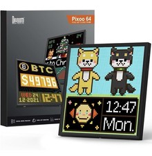 Divoom Pixoo 64 WiFi Pixel Cloud Digital Frame w/ APP Control,64 X 64 LED NEW