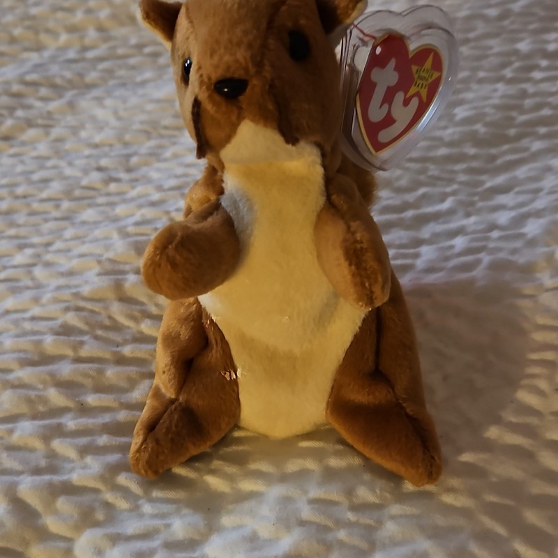 Ty Beanie Babies Squirrel Plush Beanbag Stuffed Animal w/ Tag 1999