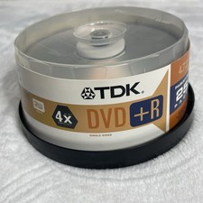 DVD R 21 Pack 4.7 GB TDK Blank DVD 4 missing DVDs