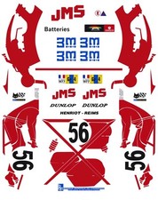 56 Porsche 934 X-RAY 1977 1/64th HO Scale Slot Car WATERSLIDE DECALS