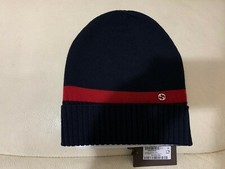 Cappello Gucci Web Design blu scuro e rosso medio NUOVO