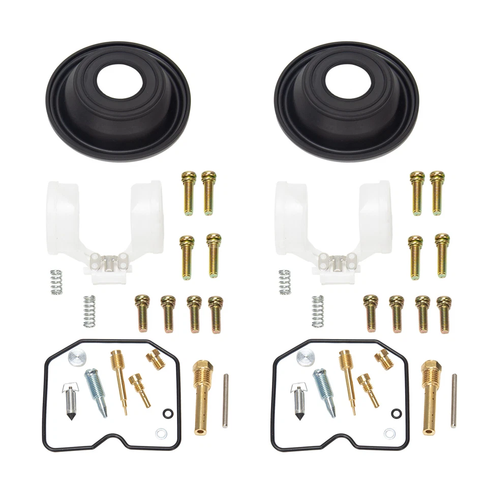 2X Kit de reparación de carburador diafragma flotador para KAWASAKI Vulcan 500 EN500A 1991-95 Foto 4 de 4