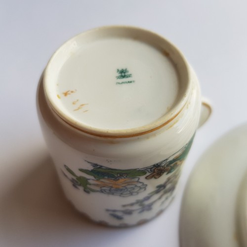 Copeland Spode Antique Ceramic Tea and Cup Saucer Oriental Rose c1900 England - Picture 4 of 13