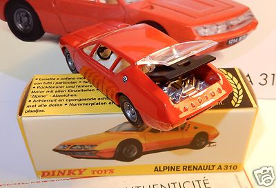 ALPINE RENAULT A 310 ROUGE 1972 DINKY TOYS 1/43