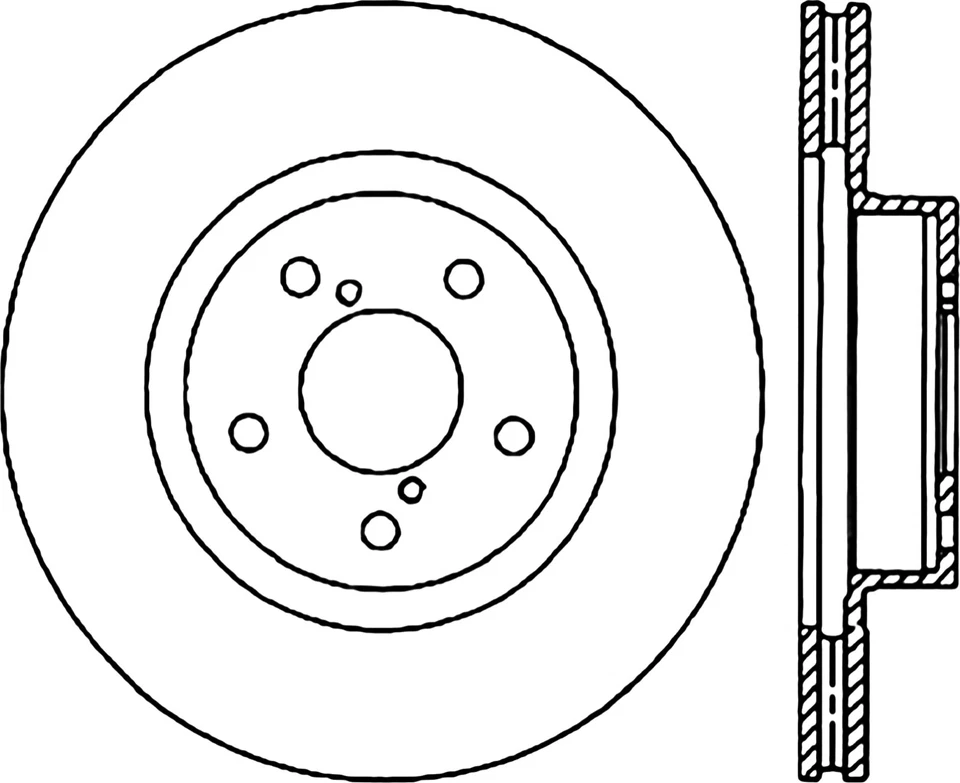 StopTech For 05-17 Impreza / WRX STI Sport Disc Brake Front Right - 127.47022R - Image 2 of 4