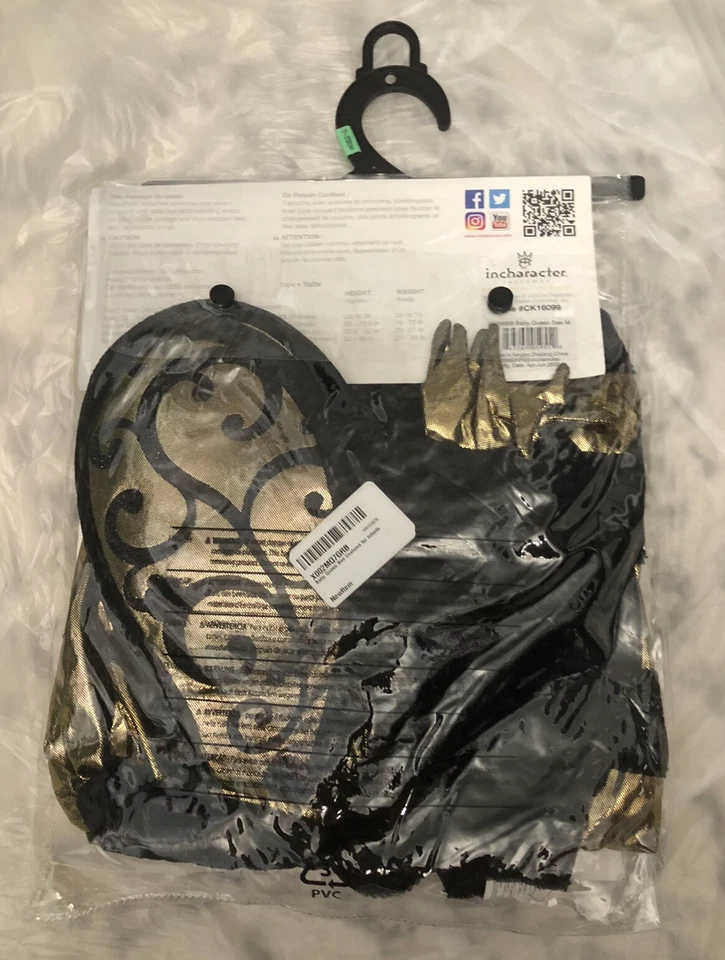 Infant Baby Queen Bee Bumblebee Animal Costume New - Image 3 of 3