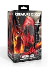 Creature Cocks: Inferno Cock Vibrating Silicone Dildo
