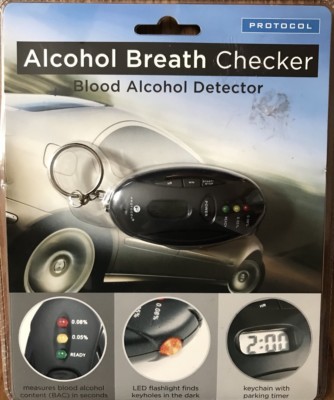 PROTOCOL ALCOHOL BREATH CHECKER BLOOD ALCOHOL DETECTOR 2419-7A BRAND NEW