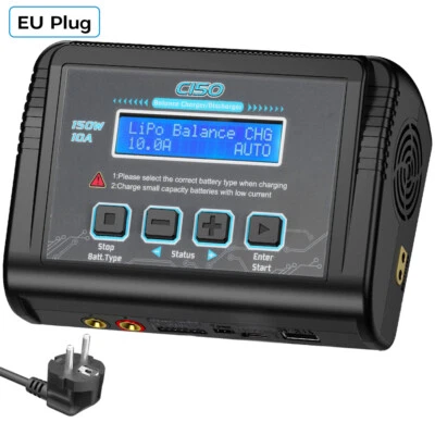 MARKENLOS HTRC C150 LiPo ladegerät RC Akku Ladegerät Entlader mit Balancer 150W Ladegerät