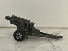 Vintage Tootsietoy Military Army Canon Trailer. Howitzer. USA. 3.75  