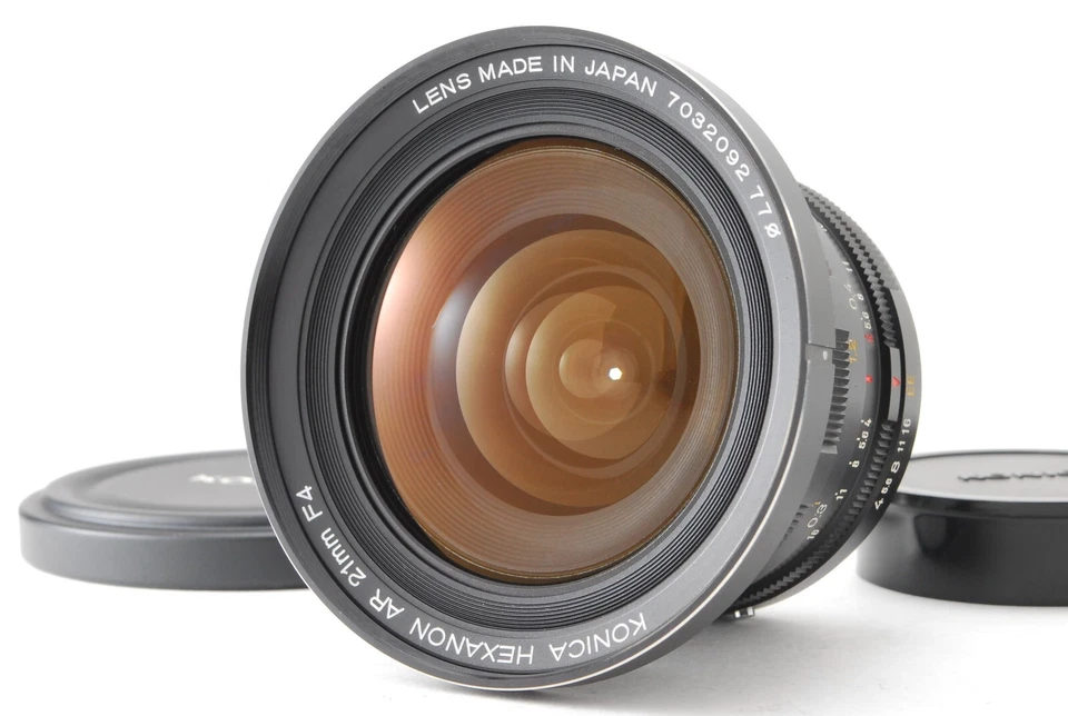 【COMO NUEVO-】Lente gran angular MF Konica Hexanon AR 21mm f/4 Foto 2 de 4