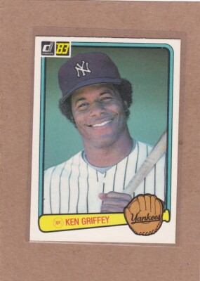1983 DONRUSS BASEBALL KEN GRIFFEY #486 YANKEES NMMT *E2396