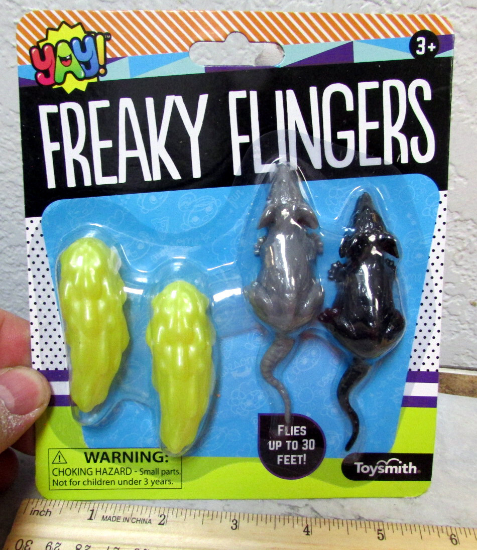 Novelty toy Freaky Flingers fling toys, can fly up to 30 feet