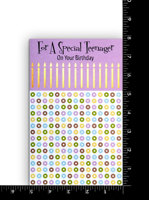 Happy Birthday Graffiti Birthday Card For Young Boy Or Girl, Teenager BDay Gift, Blan Inside With Envelope - View #2