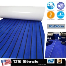 EVA Foam Boat Decking Sheet Marine Flooring Carpet | Dark Blue 35.4''x94.5''in