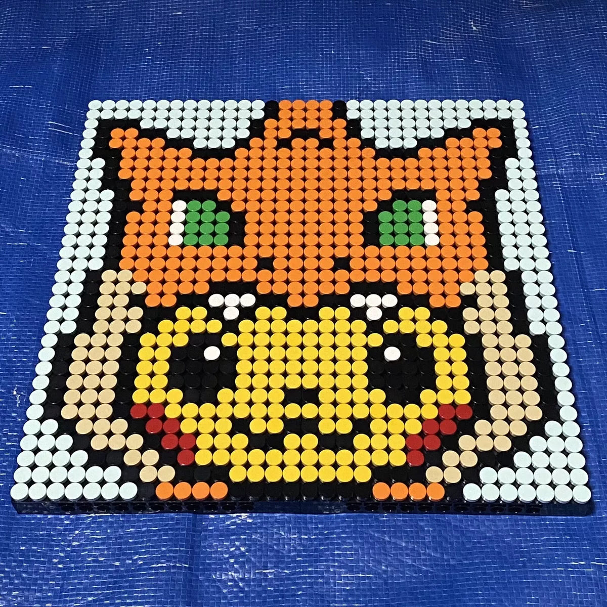 Lego Mosaic Pokemon Charizard Cosplay Poncho Pikachu
