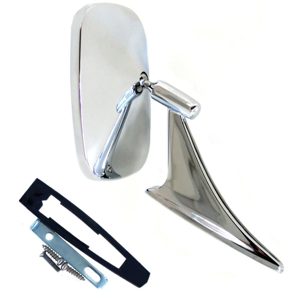 Espejo rectangular puerta exterior Camaro Chevelle El Camino Impala Nova diestro M1030 Foto 2 de 4