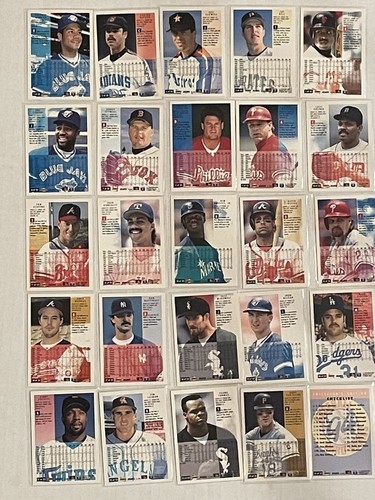 Set of 25 Fleer Baseball Card Series 1994 Sunoco Collector's Edition Complete - Picture 2 of 10
