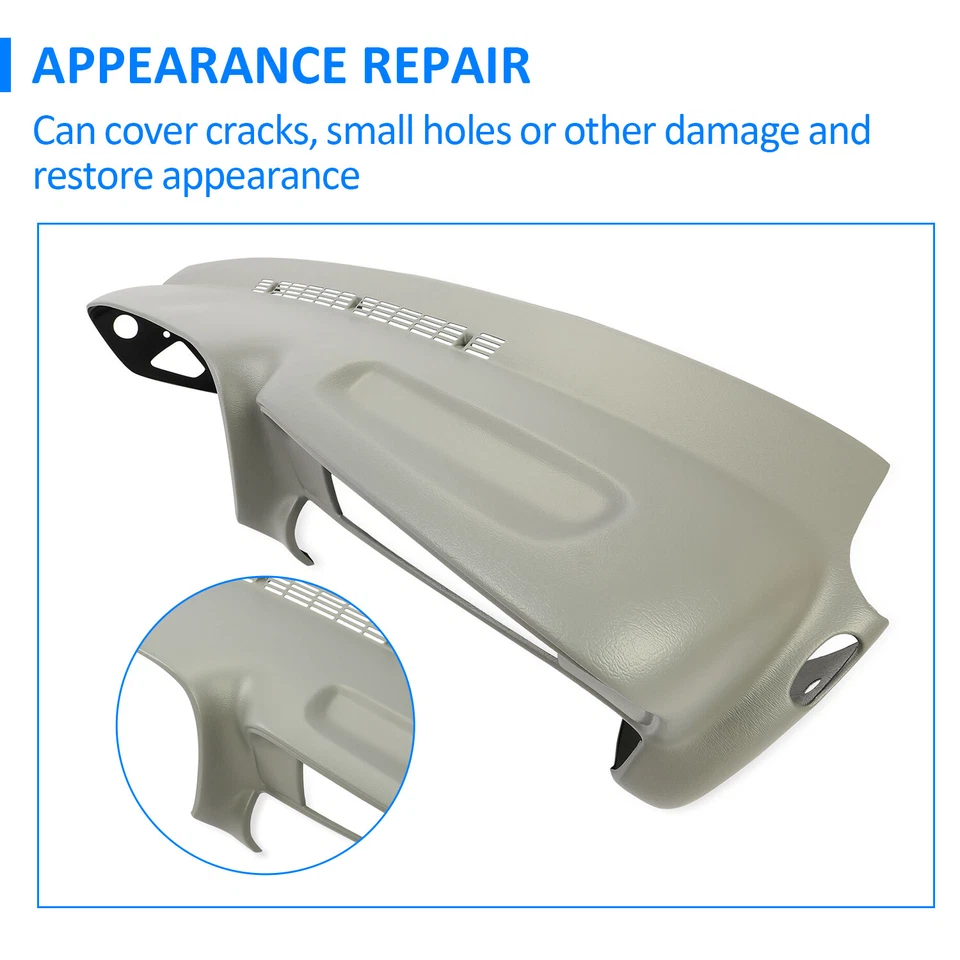 NEW Molded Dash Cover Cap For 1997 97-99 00 GMC SUVs & Trucks in Medium Grey - Image 4 of 4