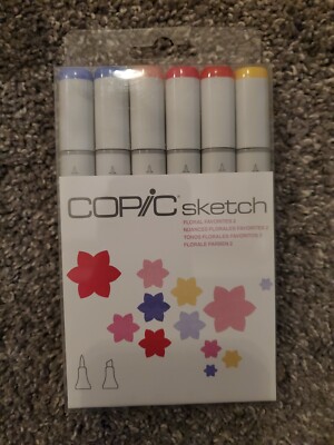 Copic Markers Sketch Marker 6/Pkg Floral Favorites 2