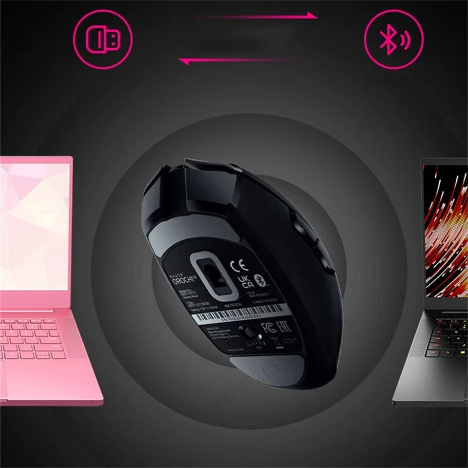 Razer x Sanrio Characters Kuromi Orochi V2 Wireless BT Gaming Mouse - Image 2 of 4